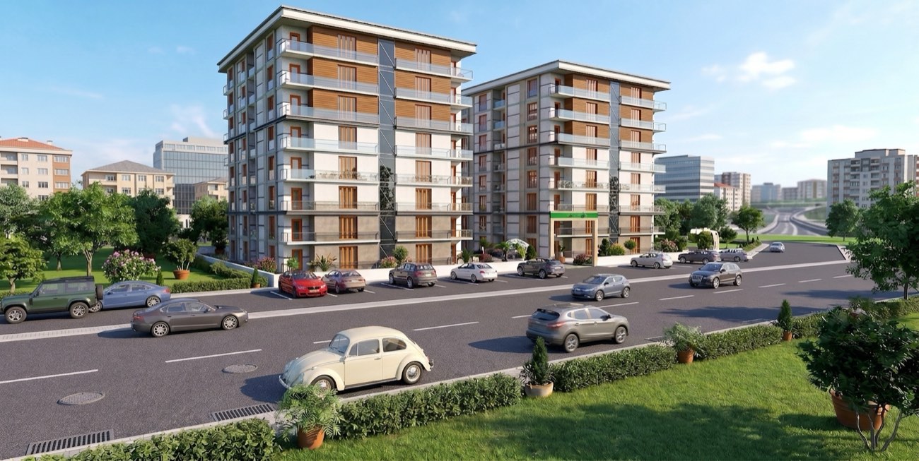 Kemerkent Sitesi'nin dönüşüm sonrası yeni blokları